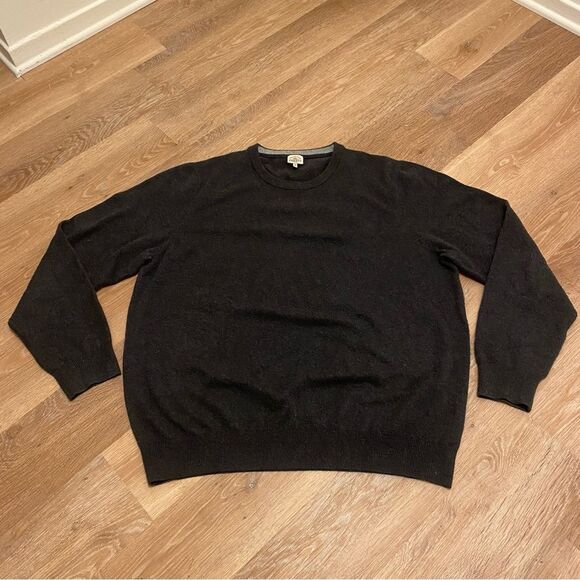 Faherty Sunwashed Crewneck Pullover Sweater Grey XXL | Organic Cotton Comfy Soft - Picture 1 of 4